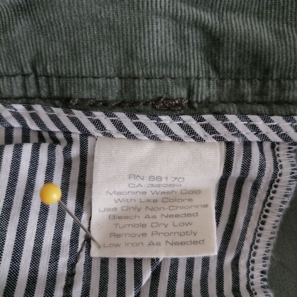 Hei Hei Womens Olive Green Low Rise Cropped Cargo Pocket Design Pant Size 6 - Picture 6 of 7